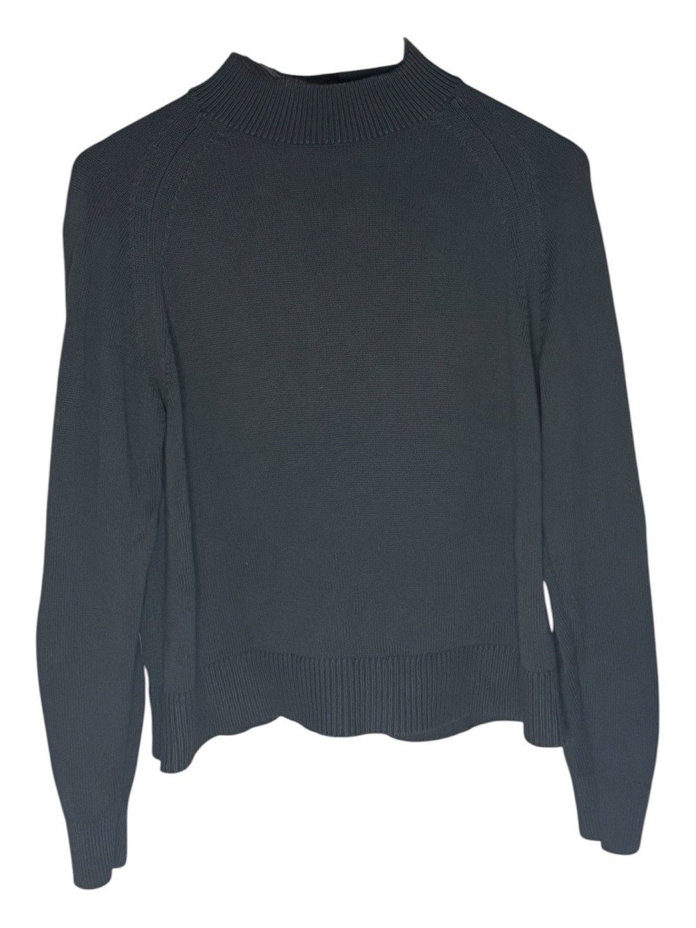 Everlane Dark Gray Mock Neck Sweater